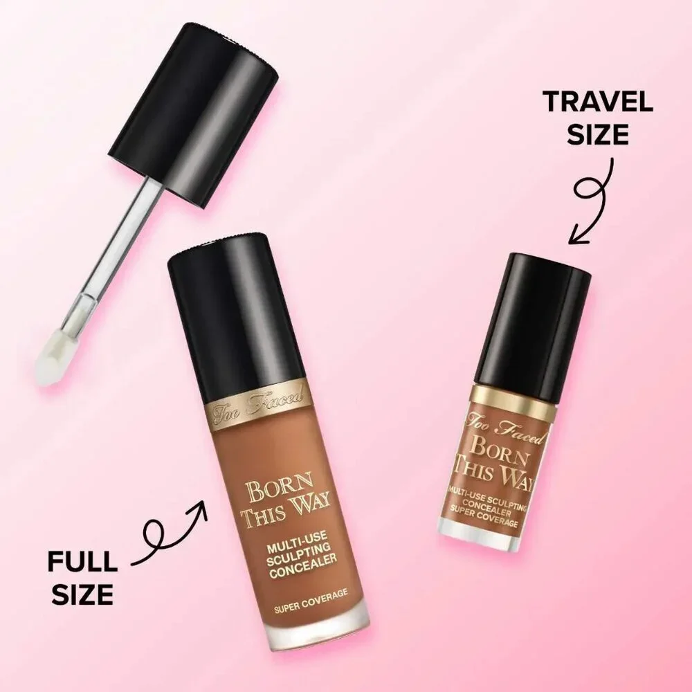 Too Faced Born This Way Super Coverage Longwear Concealer Shortbread NEW .45floz